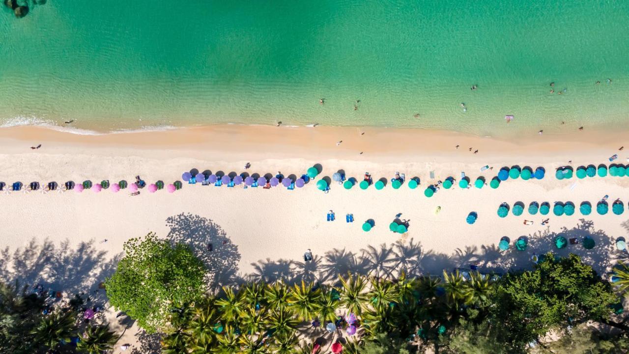 Outrigger Surin Beach Resort - Sha Extra Plus Екстериор снимка Aerial view of the beach